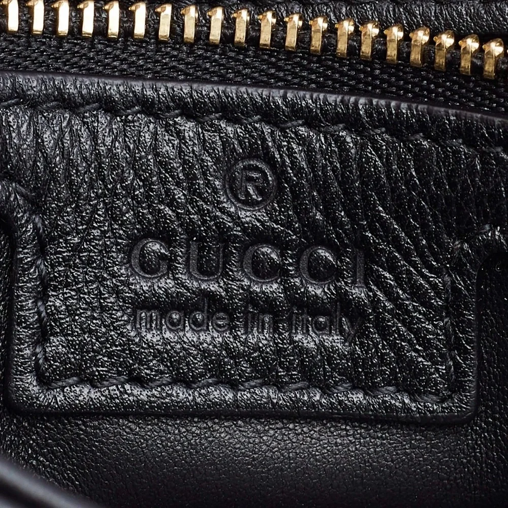 Gucci Blondie Black Leather Top Handle Bags - Picture 16 of 16